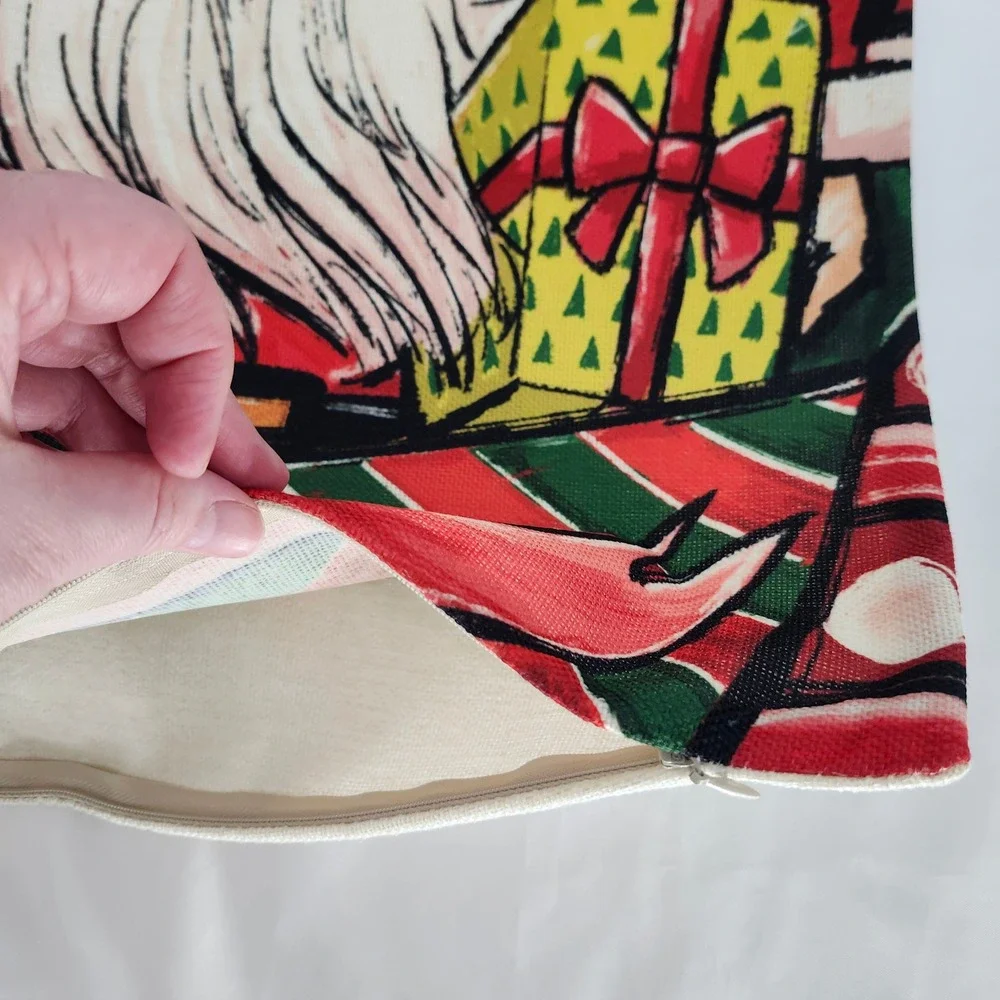 Santa Claus Pillow Cover 18